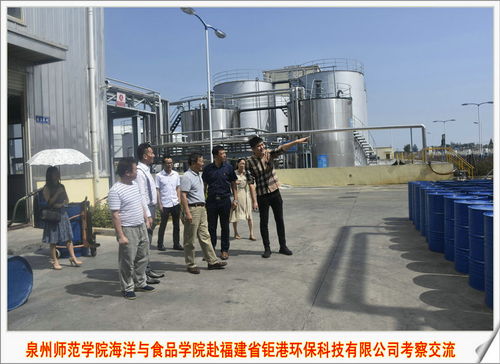 海洋与食品学院专家团赴福建省钜港环保科技公司开展技术交流，共促绿色食品与环保技术融合发展